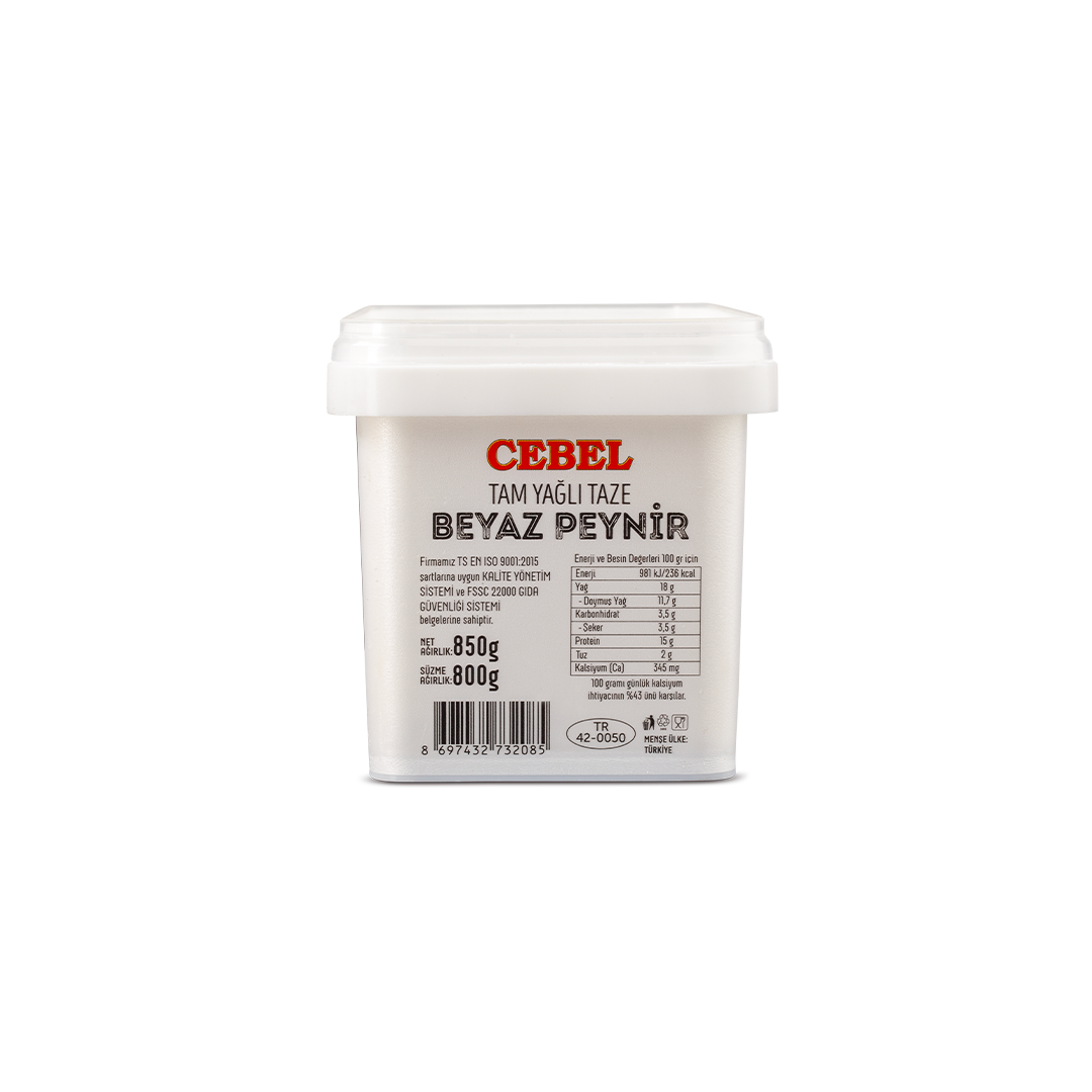 Tam Yağlı Beyaz Peynir 800 gr