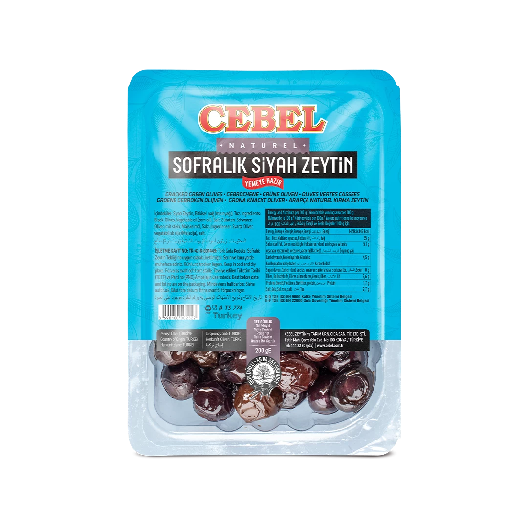 siyah zeytin 2xs kalibre 351-380 200 gr vak.