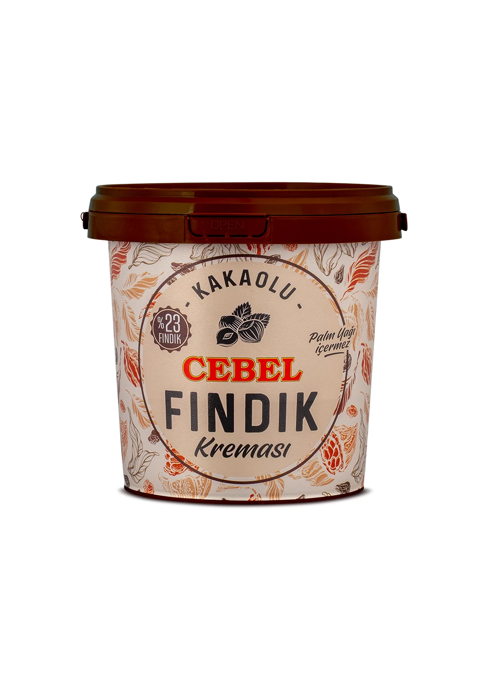 %23 kakaolu fındık kreması 900 gr kova