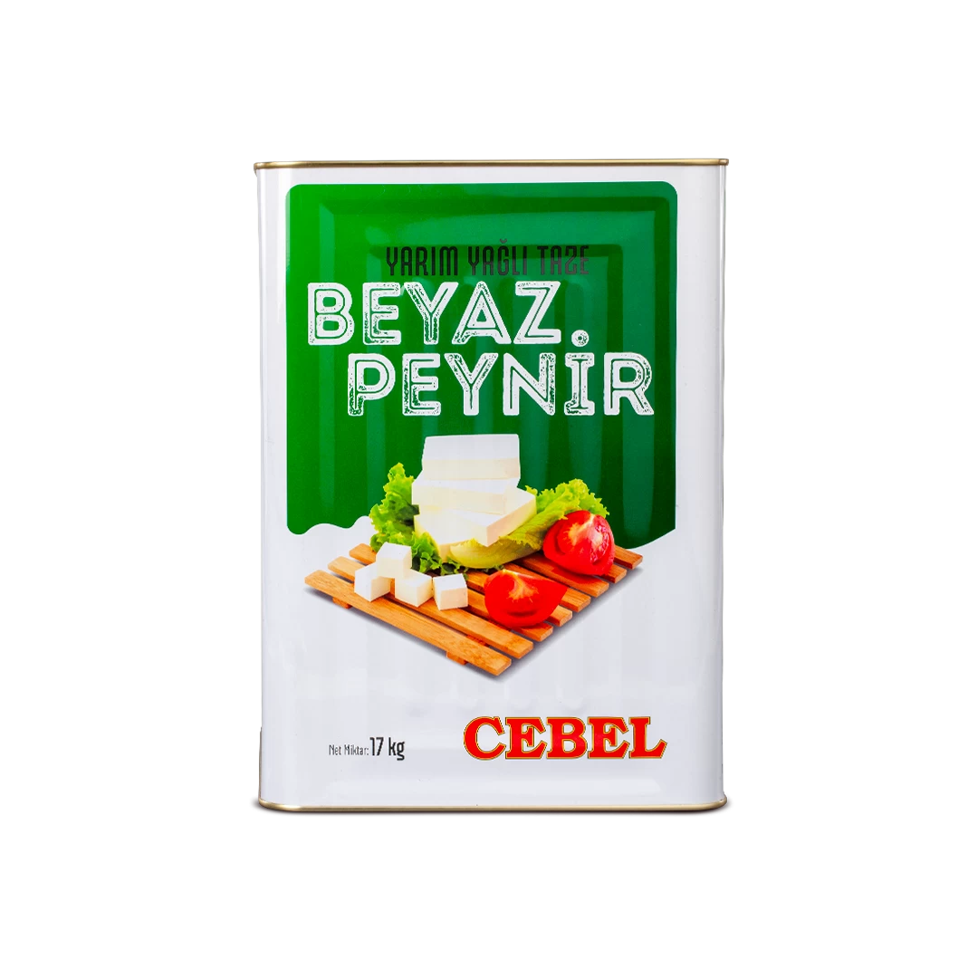 yarım yağlı teneke beyaz peynir 17 kg